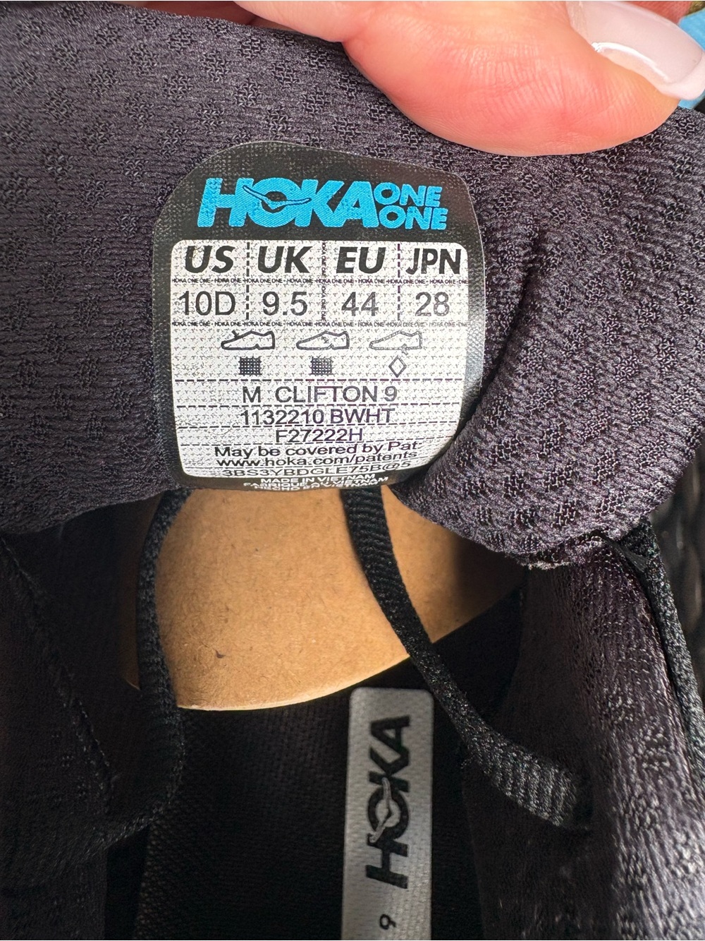 Hoka Men's Running Shoes - Black with White Accents - Picture 7 of 12